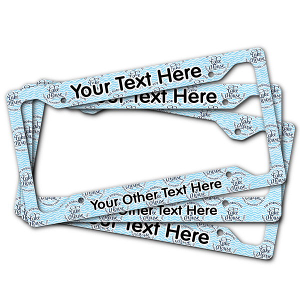 Lake House #2 License Plate Frames - (PARENT MAIN)