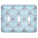 Lake House #2 Light Switch Cover (3 Toggle Plate) (Personalized)