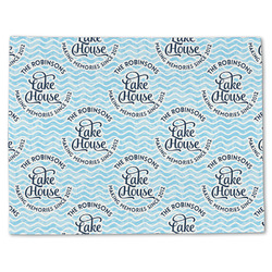 Lake House #2 Single-Sided Linen Placemat - Single w/ Name All Over