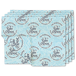 Lake House #2 Linen Placemat w/ Name All Over