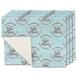 Lake House #2 Single-Sided Linen Placemat - Set of 4 w/ Name All Over