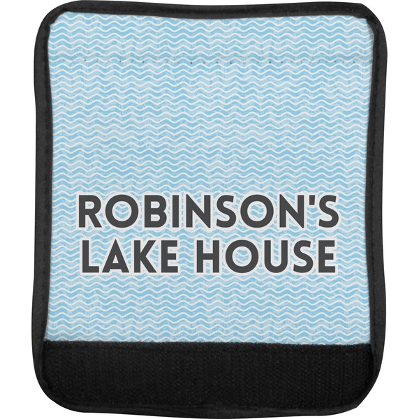 Lake House w/Name & Date Luggage Handle Wrap (Approval)