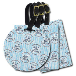 Lake House #2 Plastic Luggage Tag (Personalized)