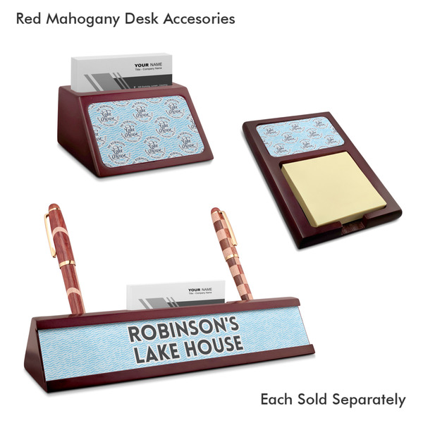 Lake House #2 Mahogany Desk Accessories