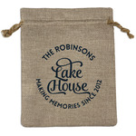 Lake House #2 Burlap Gift Bag (Personalized)