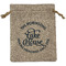 Lake House #2 Medium Burlap Gift Bag - Front