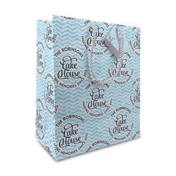 Lake House #2 Medium Gift Bag (Personalized)