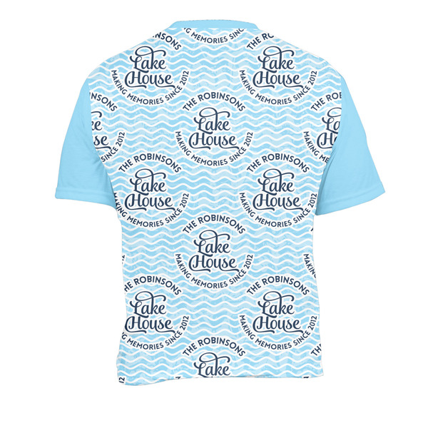 Lake House #2 Men's Crew Neck T Shirt Medium - Back