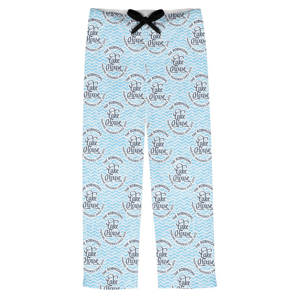 Custom Lake House #2 Mens Pajama Pants - M (Personalized)