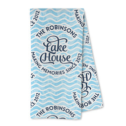 Lake House #2 Kitchen Towel - Microfiber (Personalized)