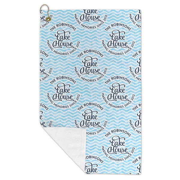 Lake House #2 Microfiber Golf Towels - FOLD