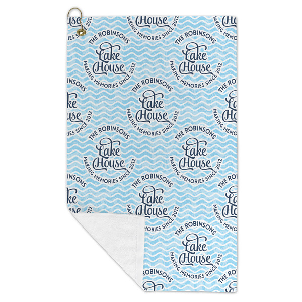 Lake House #2 Microfiber Golf Towels - FOLD