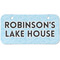 Lake House #2 Mini/Bicycle License Plate (2 Holes) (Personalized)