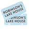 Lake House #2 Mini License Plates - MAIN (4 and 2 Holes)