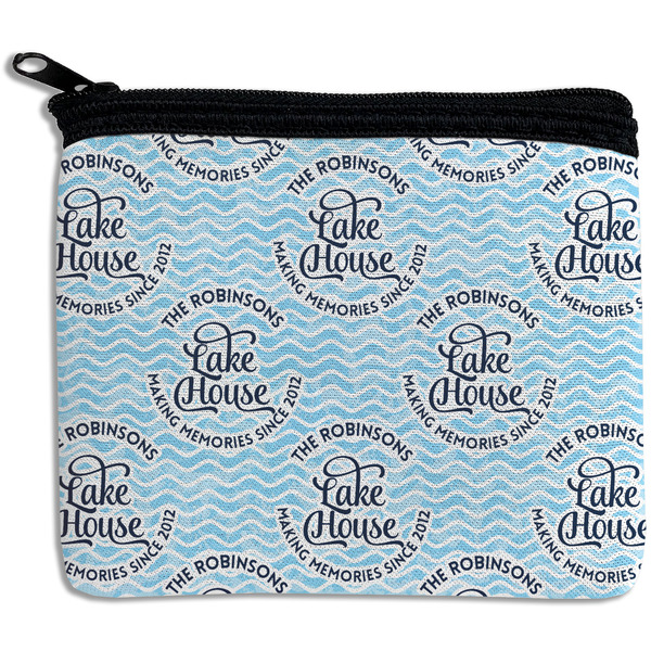 Custom Lake House #2 Rectangular Coin Purse (Personalized)