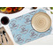 Lake House #2 Octagon Placemat - Single front (LIFESTYLE) Flatlay
