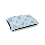 Lake House #2 Outdoor Dog Bed - Small (Personalized)