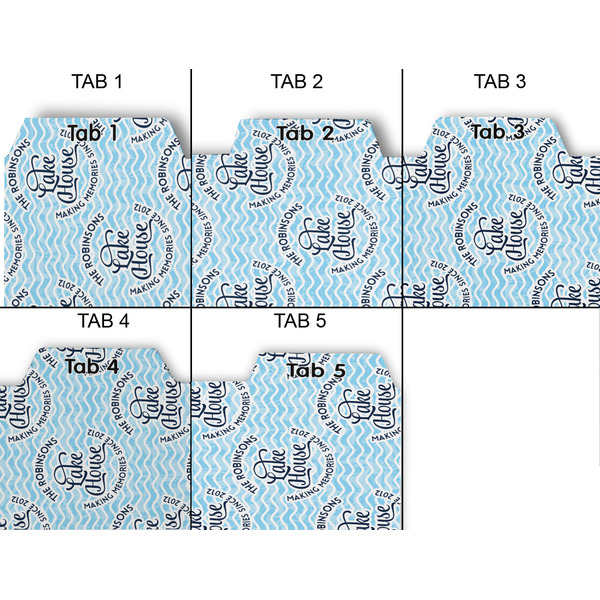 Lake House #2 Page Dividers - Set of 5 - Approval