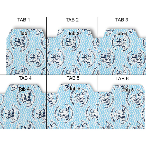 Lake House #2 Page Dividers - Set of 6 - Approval