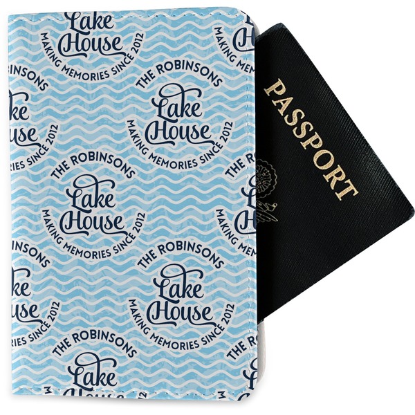 Custom Lake House #2 Passport Holder - Fabric (Personalized)
