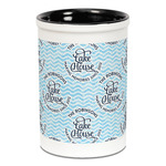 Lake House #2 Ceramic Pencil Holders - Black
