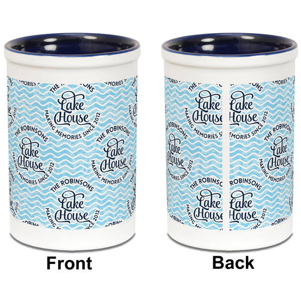 Lake House #2 Pencil Holder - Blue - approval
