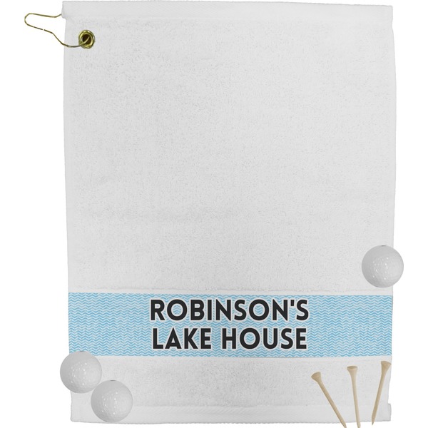 Custom Lake House #2 Golf Bag Towel (Personalized)