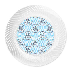 Lake House #2 Plastic Party Dinner Plates - 10" (Personalized)