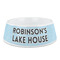 Lake House #2 Plastic Dog Bowl - Medium (Personalized)
