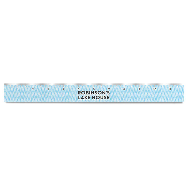 Lake House #2 Plastic Ruler - 12" - FRONT