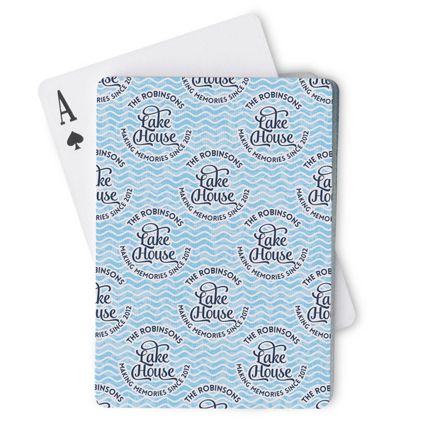Custom Lake House #2 Playing Cards (Personalized)