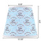Lake House #2 Poly Film Empire Lampshade - Dimensions