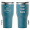 Lake House #2 RTIC Tumbler - Dark Teal - Double Sided - Front & Back