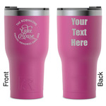 Lake House #2 RTIC Tumbler - Magenta - Laser Engraved - Double-Sided (Personalized)