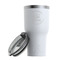 Lake House #2 RTIC Tumbler -  White (with Lid)