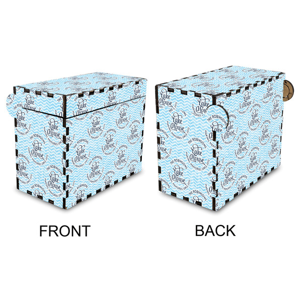 Lake House #2 Recipe Box - Full Color - Approval