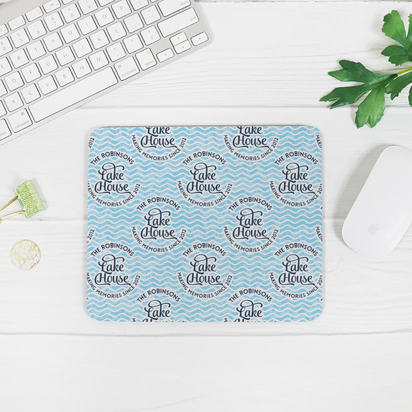 Lake House #2 Rectangular Mouse Pad - LIFESTYLE 2
