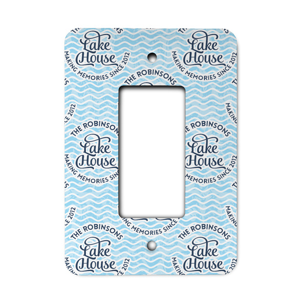 Custom Lake House #2 Rocker Style Light Switch Cover (Personalized)