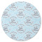 Lake House #2 Round Rubber Backed Coaster (Personalized)