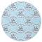 Lake House #2 Round Rubber Backed Coaster (Personalized)