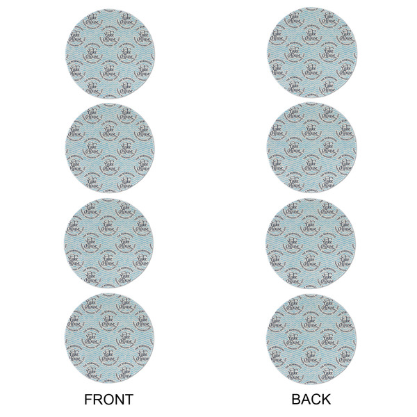 Lake House #2 Round Linen Placemats - APPROVAL Set of 4 (double sided)