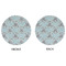 Lake House #2 Round Linen Placemats - APPROVAL (double sided)