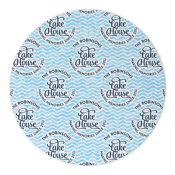 Lake House #2 Round Paper Coaster - Approval