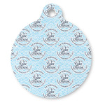 Lake House #2 Round Pet ID Tag (Personalized)