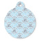 Lake House #2 Round Pet ID Tag - Large - Front