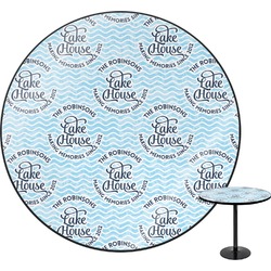 Lake House #2 Round Table - 24" (Personalized)