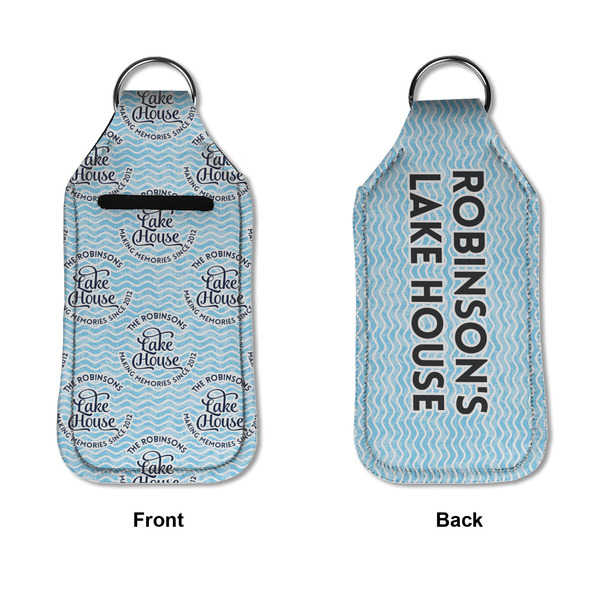 Lake House #2 Sanitizer Holder Keychain - Large APPROVAL (Flat)