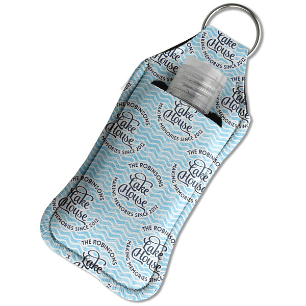 Lake House #2 Sanitizer Holder Keychain - Large in Case