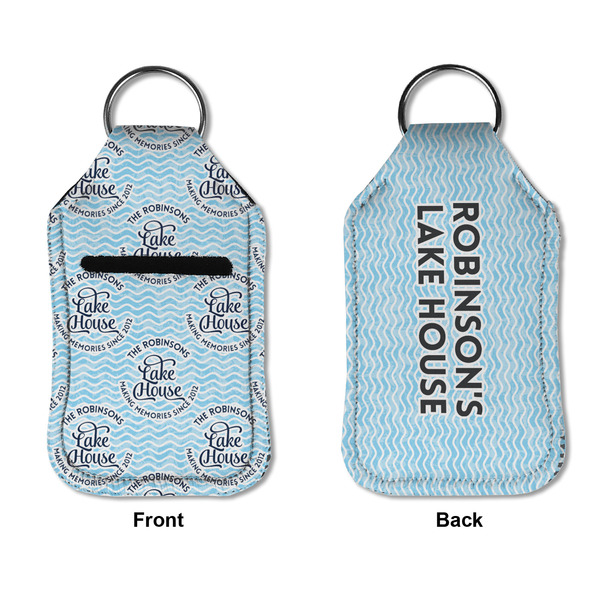 Lake House #2 Sanitizer Holder Keychain - Small APPROVAL (Flat)