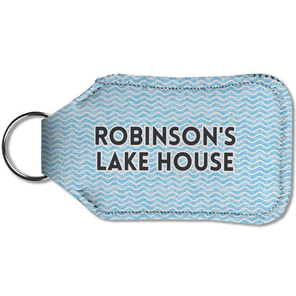 Lake House #2 Sanitizer Holder Keychain - Small (Back)